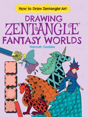 cover image of Drawing Zentangle Fantasy Worlds
